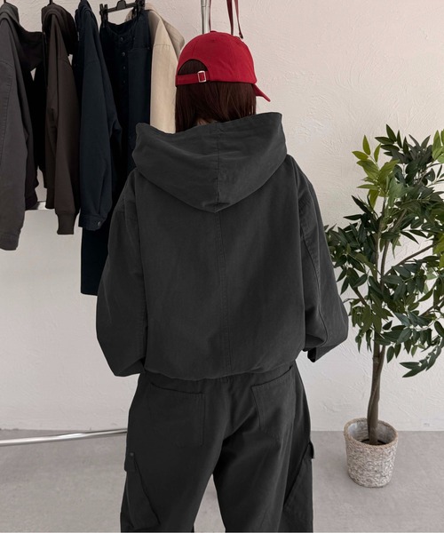 sedacle（セダクル）の「フロントポケットダックジャケット（その他アウター・メンズ・ネイビー/ベージュ/チャコールグレー・LARGE/MEDIUM/SMALL）」の8枚目の写真