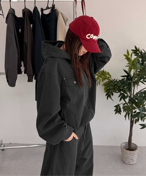 sedacle（セダクル）の「フロントポケットダックジャケット（その他アウター・メンズ・ネイビー/ベージュ/チャコールグレー・LARGE/MEDIUM/SMALL）」の9枚目の写真