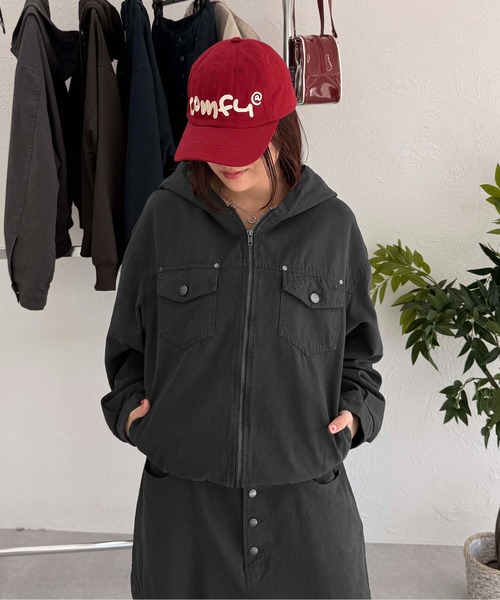 sedacle（セダクル）の「フロントポケットダックジャケット（その他アウター・メンズ・ネイビー/ベージュ/チャコールグレー・LARGE/MEDIUM/SMALL）」の5枚目の写真