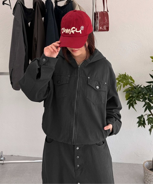 sedacle（セダクル）の「フロントポケットダックジャケット（その他アウター・メンズ・ネイビー/ベージュ/チャコールグレー・LARGE/MEDIUM/SMALL）」の6枚目の写真