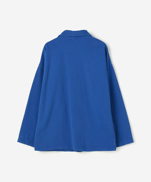 VETRA(ベトラ)の「VETRA | 〈別注〉ヘビージャージ ジャケット WOMEN(カバーオール・レディース・ブルー系その他/ブラック・38)」の4枚目の写真