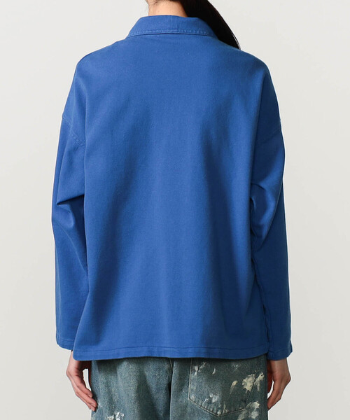 VETRA(ベトラ)の「VETRA | 〈別注〉ヘビージャージ ジャケット WOMEN(カバーオール・レディース・ブルー系その他/ブラック・38)」の13枚目の写真