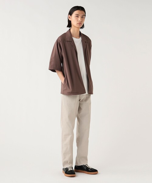 BEAMS HEART(ビームスハート)の「【7/31値下げ】麻混コットン ナロー パンツ(ウォッシャブル)(その他パンツ・メンズ・ネイビー/グレー・M/S/XL/L)」の4枚目の写真