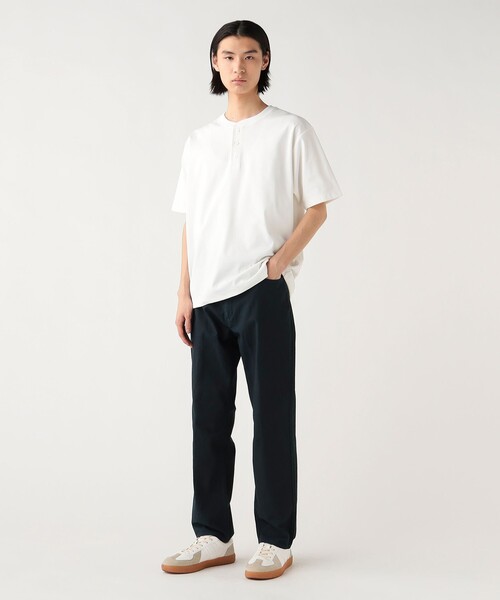 BEAMS HEART(ビームスハート)の「【7/31値下げ】麻混コットン ナロー パンツ(ウォッシャブル)(その他パンツ・メンズ・ネイビー/グレー・M/S/XL/L)」の8枚目の写真