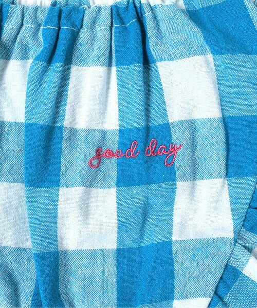 BREEZE（ブリーズ）の「Bpop うねうねシャツワンピボディオール（ロンパース・キッズ・ストライプ/チェック・80/70）」の11枚目の写真