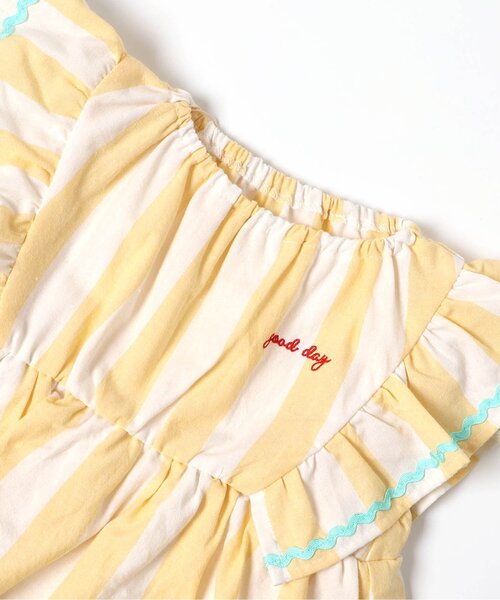 BREEZE（ブリーズ）の「Bpop うねうねシャツワンピボディオール（ロンパース・キッズ・ストライプ/チェック・80/70）」の12枚目の写真