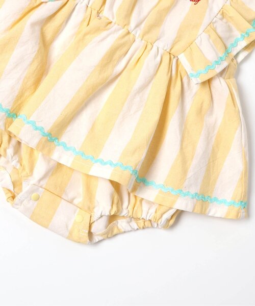 BREEZE（ブリーズ）の「Bpop うねうねシャツワンピボディオール（ロンパース・キッズ・ストライプ/チェック・80/70）」の16枚目の写真