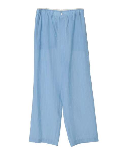 CURRENTAGE(カレンテージ)の「TYPEWRITER EASY PANTS(その他パンツ・レディース・ブラウン/ブルー・1/2)」の4枚目の写真