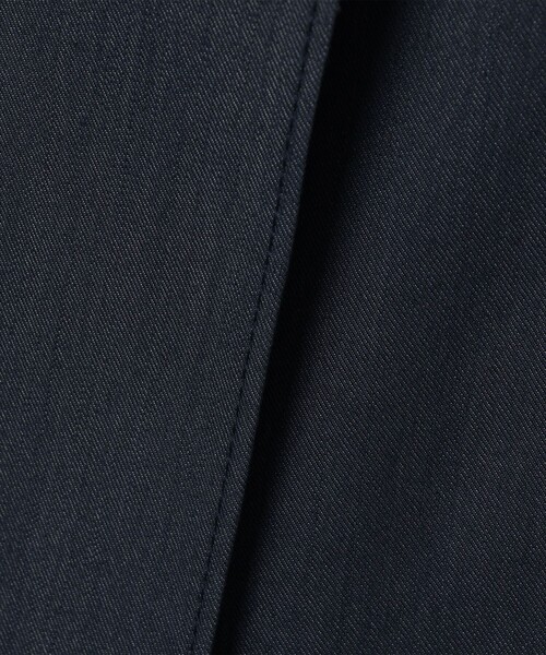 BALLSEY（ボールジィ）の「ラスターデニム ミドルジレ（ベスト・レディース・ブラック/ネイビー・36）」の4枚目の写真