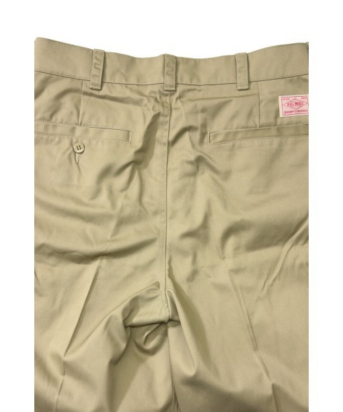 BIG MIKE（ビッグマイク）の「BIG MIKE ビックマイク/ 26春夏新作 セットアップ対応 ツータックチノパンツ //// 102617700（チノパンツ・メンズ・チャコール/ブラック/グリーン/ベージュ・30/32/34/36）」の12枚目の写真