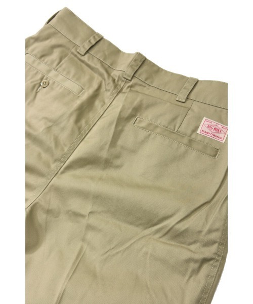 BIG MIKE（ビッグマイク）の「BIG MIKE ビックマイク/ 26春夏新作 セットアップ対応 ツータックチノパンツ //// 102617700（チノパンツ・メンズ・チャコール/ブラック/グリーン/ベージュ・30/32/34/36）」の13枚目の写真