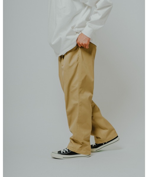 BIG MIKE(ビッグマイク)の「BIG MIKE ビックマイク/ 26春夏新作 セットアップ対応 ツータックチノパンツ //// 102617700(チノパンツ・メンズ・チャコール/ブラック/グリーン/ベージュ・30/32/34/36)」の16枚目の写真