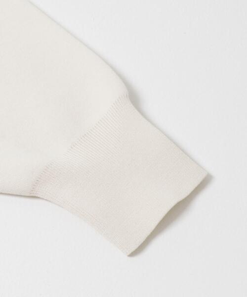 URBAN RESEARCH（アーバンリサーチ）の「ハーフジップスウェットニット（スウェット・レディース・イエロー/ネイビー/オフホワイト・FREE）」の12枚目の写真