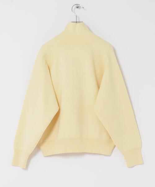 URBAN RESEARCH（アーバンリサーチ）の「ハーフジップスウェットニット（スウェット・レディース・イエロー/ネイビー/オフホワイト・FREE）」の22枚目の写真