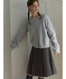 Bree round cardigan (melange gray)