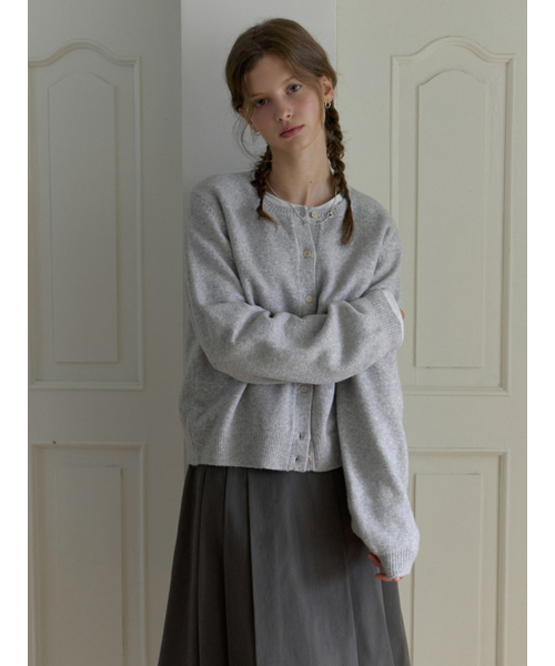 THEMITTEN（ザ・ミトン）の「Bree round cardigan (melange gray)（カーディガン/ボレロ・レディース・その他・FREE）」の4枚目の写真
