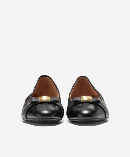 COLE HAAN（コールハーン）の「ゴートゥー トバ ボウ バレエ womens（バレエシューズ・レディース・ブラック・9/8.5/8/7.5/7/6.5/6/5.5/5）」の3枚目の写真
