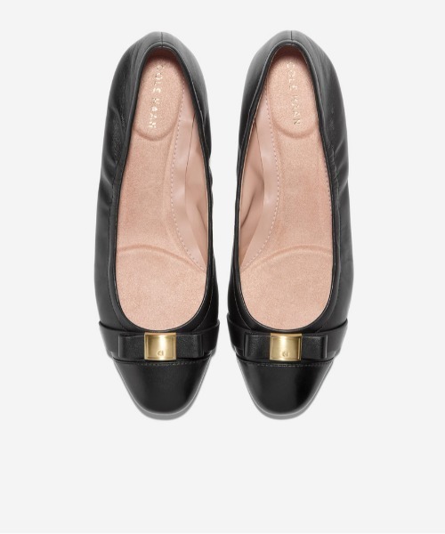 COLE HAAN（コールハーン）の「ゴートゥー トバ ボウ バレエ womens（バレエシューズ・レディース・ブラック・9/8.5/8/7.5/7/6.5/6/5.5/5）」の5枚目の写真
