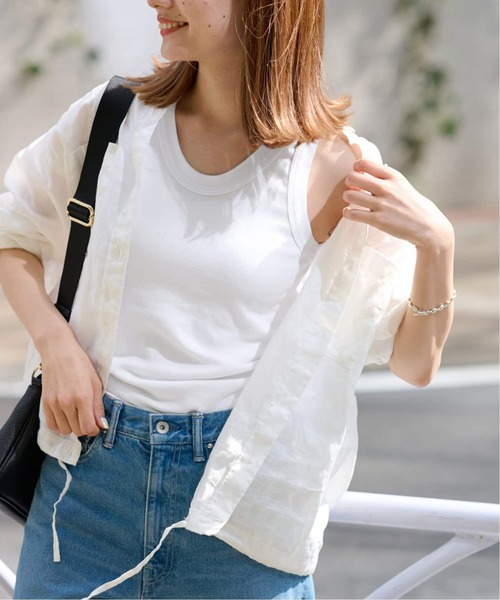 FRAMeWORK（フレームワーク）の「≪追加≫GICIPI/ジチピ VANADIO（タンクトップ・レディース・ベージュ系その他/ブラウン/ホワイト/ライトグレー/スミクロ・FREE）」の2枚目の写真