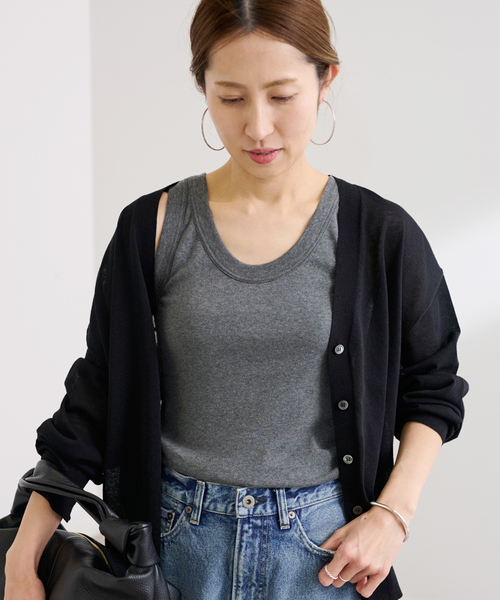 FRAMeWORK（フレームワーク）の「≪追加≫GICIPI/ジチピ VANADIO（タンクトップ・レディース・ベージュ系その他/ブラウン/ホワイト/ライトグレー/スミクロ・FREE）」の7枚目の写真