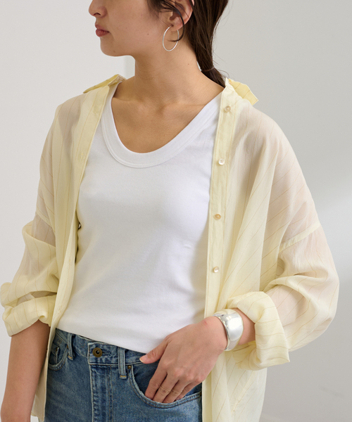 FRAMeWORK（フレームワーク）の「≪追加≫GICIPI/ジチピ VANADIO（タンクトップ・レディース・ベージュ系その他/ブラウン/ホワイト/ライトグレー/スミクロ・FREE）」の17枚目の写真