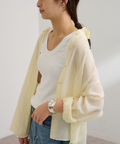 FRAMeWORK（フレームワーク）の「≪追加≫GICIPI/ジチピ VANADIO（タンクトップ・レディース・ベージュ系その他/ブラウン/ホワイト/ライトグレー/スミクロ・FREE）」の18枚目の写真