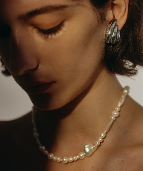 <IRIS 47> 2wayパールネックレス IRIS 47】mozaic arty pearl necklace/モザイク アーティ パール