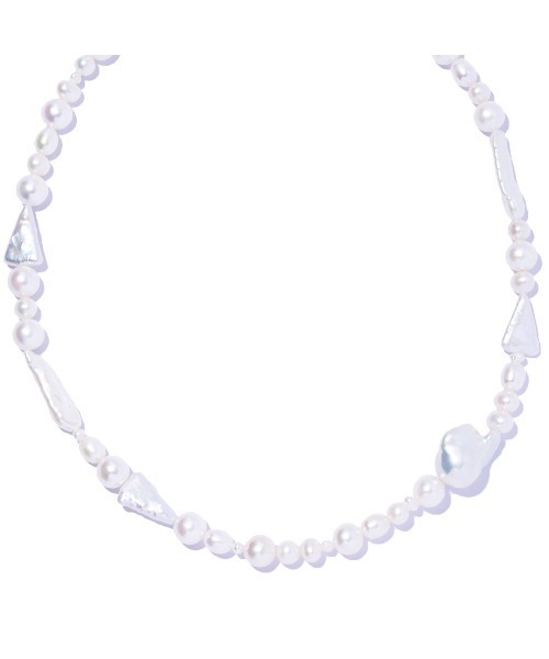 IRIS 47】mozaic arty pearl necklace/モザイク アーティ パール
