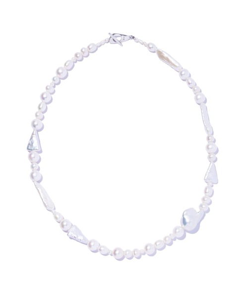IRIS 47】mozaic arty pearl necklace/モザイク アーティ パール