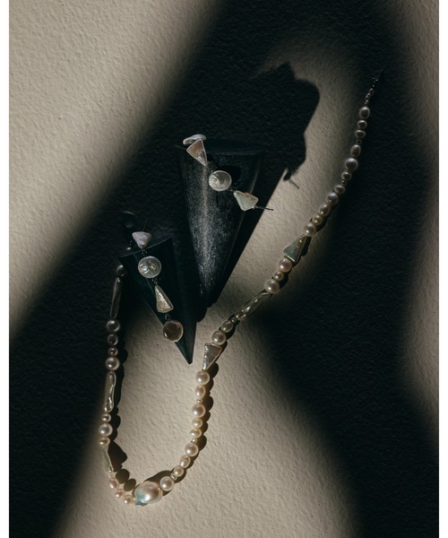 IRIS 47】mozaic arty pearl necklace/モザイク アーティ パール