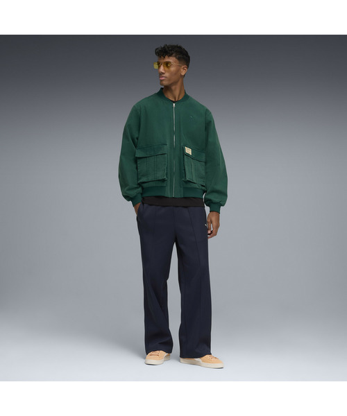 PUMA(プーマ)の「PUMA プーマ メンズ T7 トラックパンツ(その他パンツ・メンズ・ネイビー/グレー・X-LARGE/MEDIUM/SMALL/LARGE)」の4枚目の写真