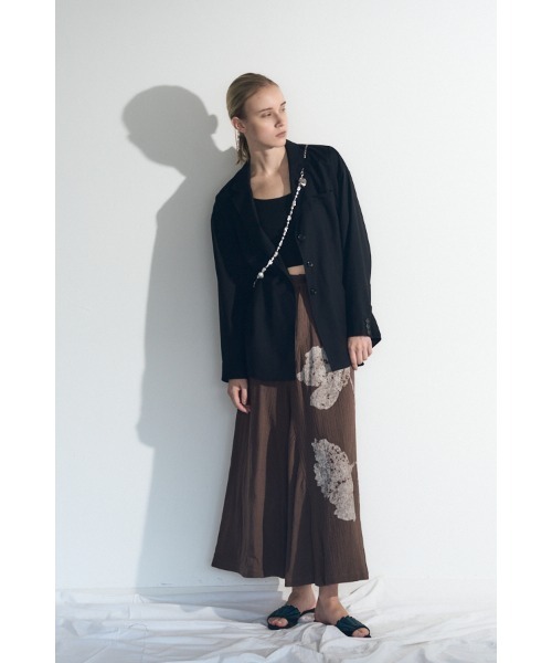 Muel Chic(ミュエルシック)の「Fiora soft skirt / フィオラソフトスカート(スカート・レディース・ブラウン/ブラック/ベージュ・FREE)」の21枚目の写真