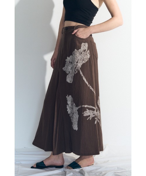 Muel Chic(ミュエルシック)の「Fiora soft skirt / フィオラソフトスカート(スカート・レディース・ブラウン/ブラック/ベージュ・FREE)」の20枚目の写真