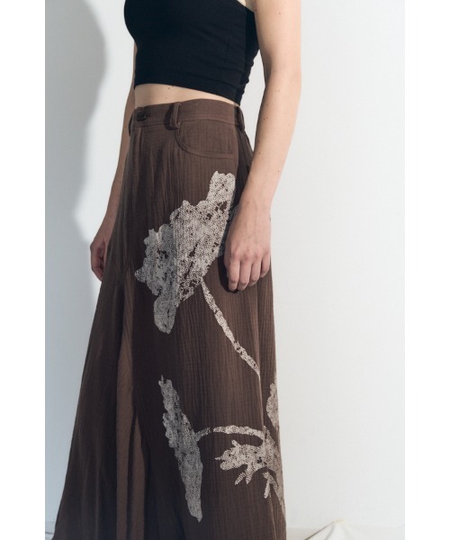 Muel Chic(ミュエルシック)の「Fiora soft skirt / フィオラソフトスカート(スカート・レディース・ブラウン/ブラック/ベージュ・FREE)」の22枚目の写真