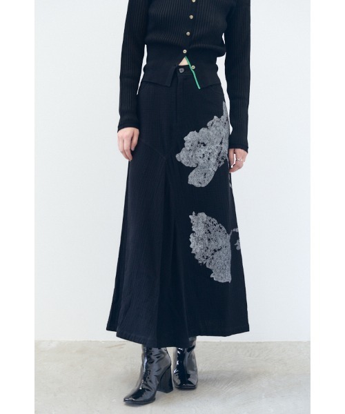 Muel Chic(ミュエルシック)の「Fiora soft skirt / フィオラソフトスカート(スカート・レディース・ブラウン/ブラック/ベージュ・FREE)」の8枚目の写真