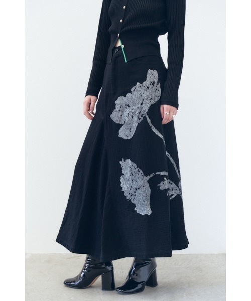 Muel Chic(ミュエルシック)の「Fiora soft skirt / フィオラソフトスカート(スカート・レディース・ブラウン/ブラック/ベージュ・FREE)」の7枚目の写真