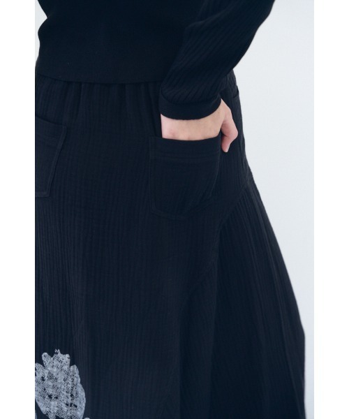 Muel Chic(ミュエルシック)の「Fiora soft skirt / フィオラソフトスカート(スカート・レディース・ブラウン/ブラック/ベージュ・FREE)」の16枚目の写真