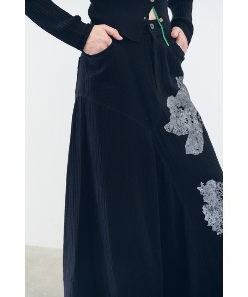 Muel Chic(ミュエルシック)の「Fiora soft skirt / フィオラソフトスカート(スカート・レディース・ブラウン/ブラック/ベージュ・FREE)」の14枚目の写真