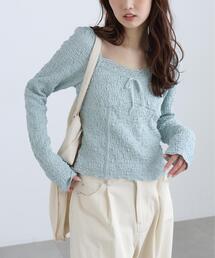 FREE'S MART（フリーズマート）の「◆レーストリムジャガード長袖カットソー（Tシャツ/カットソー）」