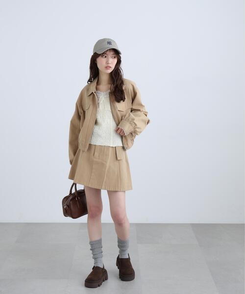 FREE'S MART(フリーズマート)の「◆レーストリムジャガード長袖カットソー(Tシャツ/カットソー・レディース・ブルー/ブラウン/ホワイト・FREE)」の11枚目の写真