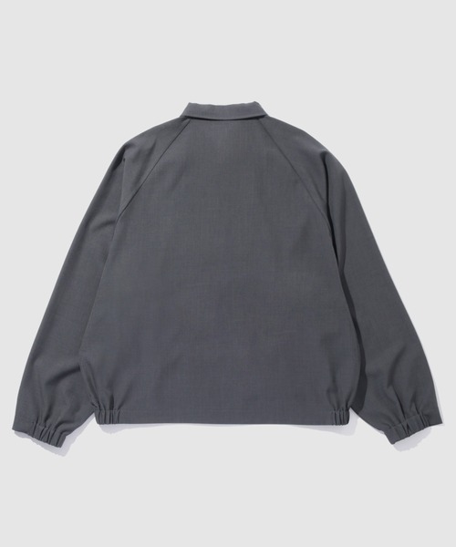 URBAN COLLECTION(アーバンコレクション)の「URBAN COLLECTION ポリトロ オーバーZIPブルゾン(ブルゾン・メンズ・ブラック/チャコールグレー/ライトグレー・XL/L/M/S)」の4枚目の写真