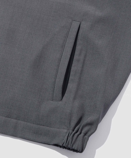 URBAN COLLECTION(アーバンコレクション)の「URBAN COLLECTION ポリトロ オーバーZIPブルゾン(ブルゾン・メンズ・ブラック/チャコールグレー/ライトグレー・XL/L/M/S)」の6枚目の写真