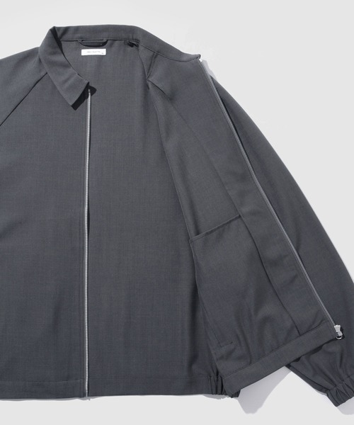 URBAN COLLECTION(アーバンコレクション)の「URBAN COLLECTION ポリトロ オーバーZIPブルゾン(ブルゾン・メンズ・ブラック/チャコールグレー/ライトグレー・XL/L/M/S)」の7枚目の写真