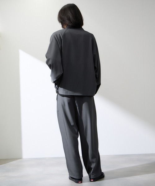 URBAN COLLECTION(アーバンコレクション)の「URBAN COLLECTION ポリトロ オーバーZIPブルゾン(ブルゾン・メンズ・ブラック/チャコールグレー/ライトグレー・XL/L/M/S)」の12枚目の写真