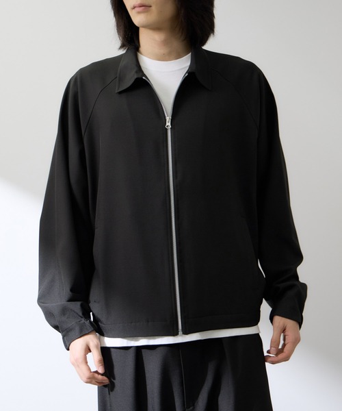 URBAN COLLECTION(アーバンコレクション)の「URBAN COLLECTION ポリトロ オーバーZIPブルゾン(ブルゾン・メンズ・ブラック/チャコールグレー/ライトグレー・XL/L/M/S)」の17枚目の写真