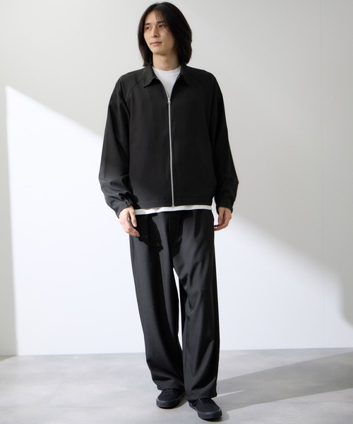 URBAN COLLECTION(アーバンコレクション)の「URBAN COLLECTION ポリトロ オーバーZIPブルゾン(ブルゾン・メンズ・ブラック/チャコールグレー/ライトグレー・XL/L/M/S)」の19枚目の写真