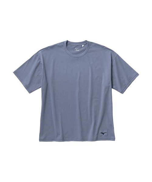MIZUNO(ミズノ )の「MIZUNO LOOSE-FIT T-SHIRT(ミズノ ルーズフィットTシャツ)(Tシャツ/カットソー・メンズ・ブラウン/ホワイト/オリーブ系/ブルー系/レッド系/ブラック・MEDIUM/X-LARGE/LARGE)」の5枚目の写真