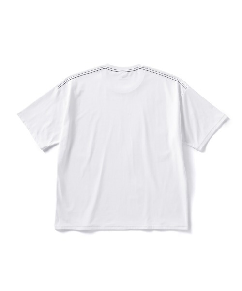 MIZUNO(ミズノ )の「MIZUNO LOOSE-FIT T-SHIRT(ミズノ ルーズフィットTシャツ)(Tシャツ/カットソー・メンズ・ブラウン/ホワイト/オリーブ系/ブルー系/レッド系/ブラック・MEDIUM/X-LARGE/LARGE)」の7枚目の写真