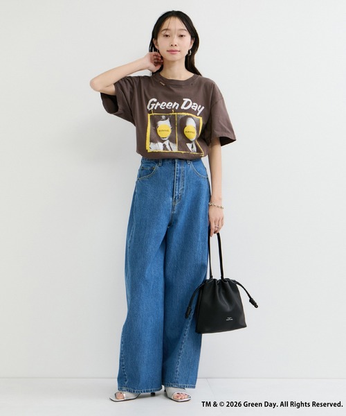GOOD ROCK SPEED(グッドロックスピード)の「【GOOD ROCK SPEED / グッドロックスピード】Green Day-T(Tシャツ/カットソー・レディース・ブラウン・FREE)」の2枚目の写真