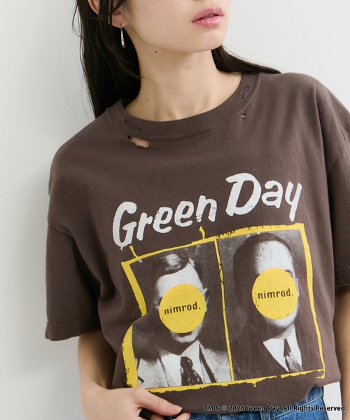 GOOD ROCK SPEED(グッドロックスピード)の「【GOOD ROCK SPEED / グッドロックスピード】Green Day-T(Tシャツ/カットソー・レディース・ブラウン・FREE)」の5枚目の写真